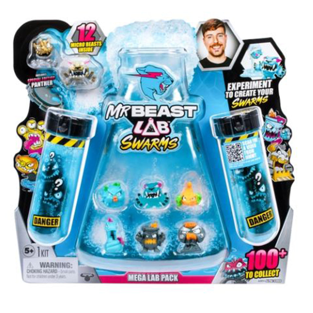 Moose Mr Beast Lab Swarms Blue Clear Beast Mega Lab Pack