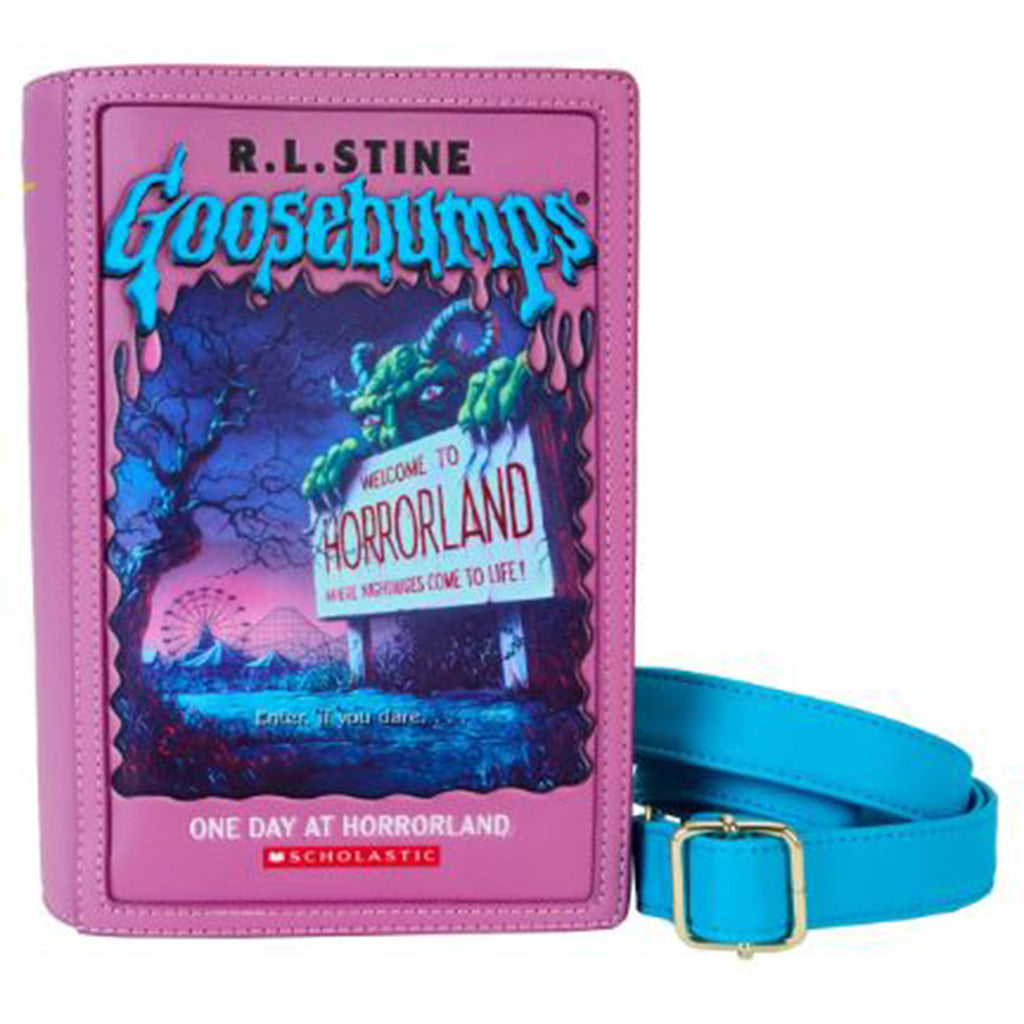 Loungefly Goosebumps One Day At Horrorland Book Crossbody Bag Purse