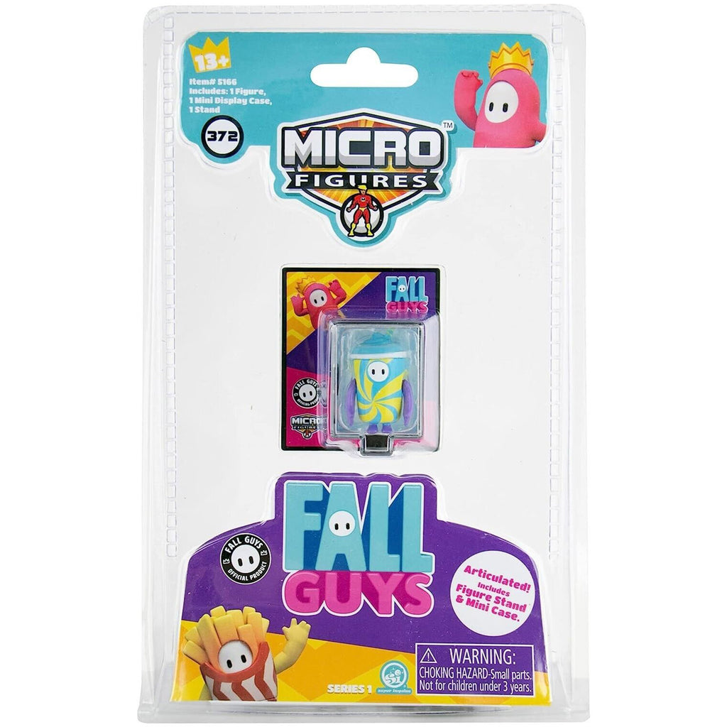 Super Impulse World's Smallest Fall Guys Blue Freeze Micro Figure - Radar Toys