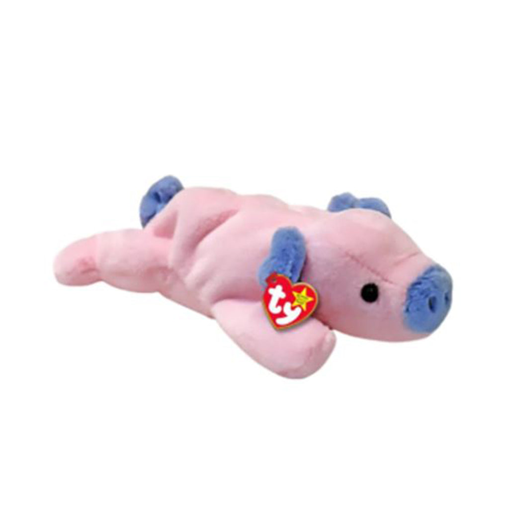 TY Beanie Babies Squealer Pink Pig 9 Inch Plush Figure
