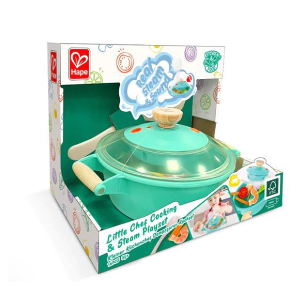 Hape Little Chef Cooking And Steam Playset