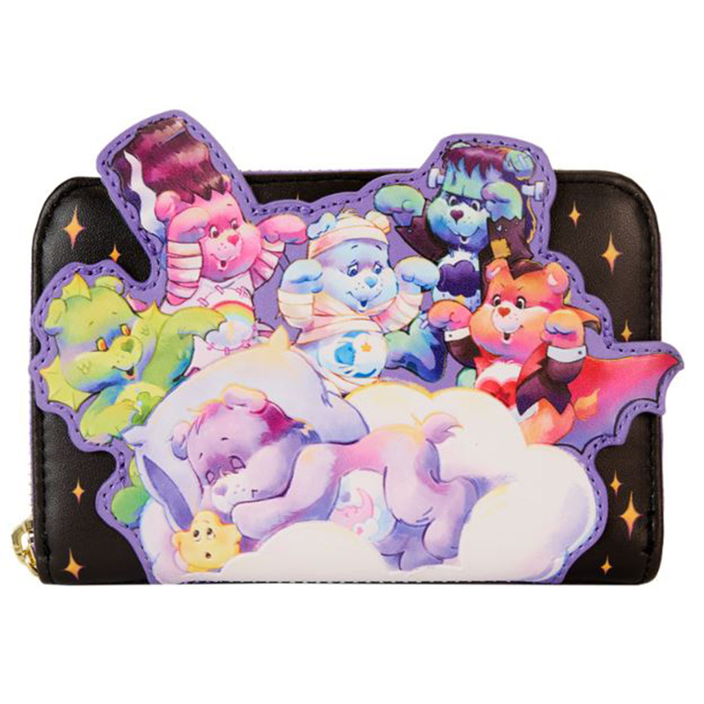 Loungefly Care Bears X Universal Monsters Scary Dreams Zip Around Wallet