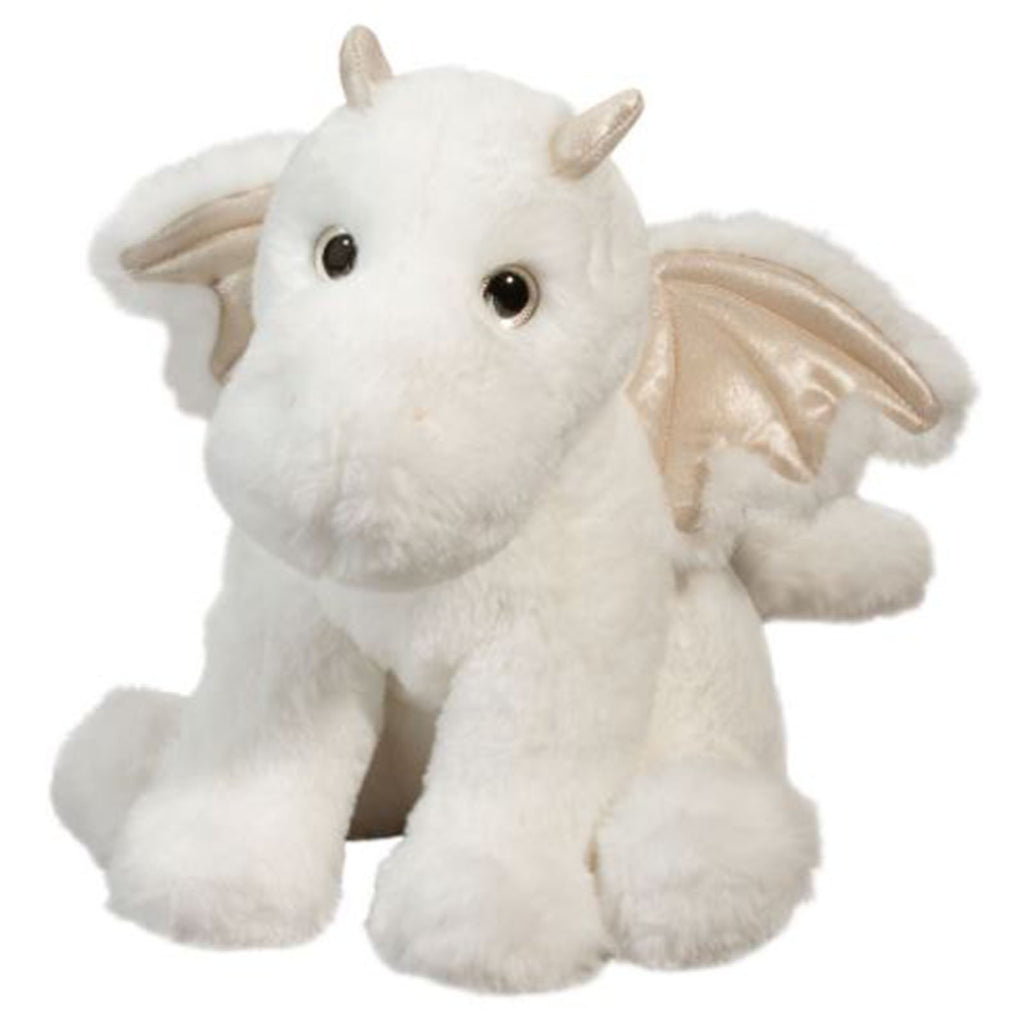 Douglas Lukie White Dragon 10 Inch Plush Figure