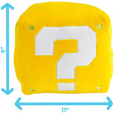 Tomy Super Mario Question Block Mocchi 10 Inch Plush - Radar Toys