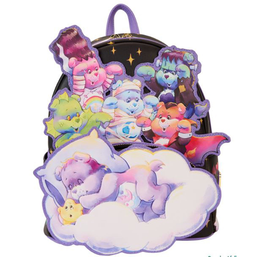 universal monsters x care bears Loungefly Care Bears X Universal Monsters Scary Dreams Mini Backpack| Radar Toys