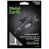 Metal Earth Lockheed SR-71 Blackbird Model Kit - Radar Toys