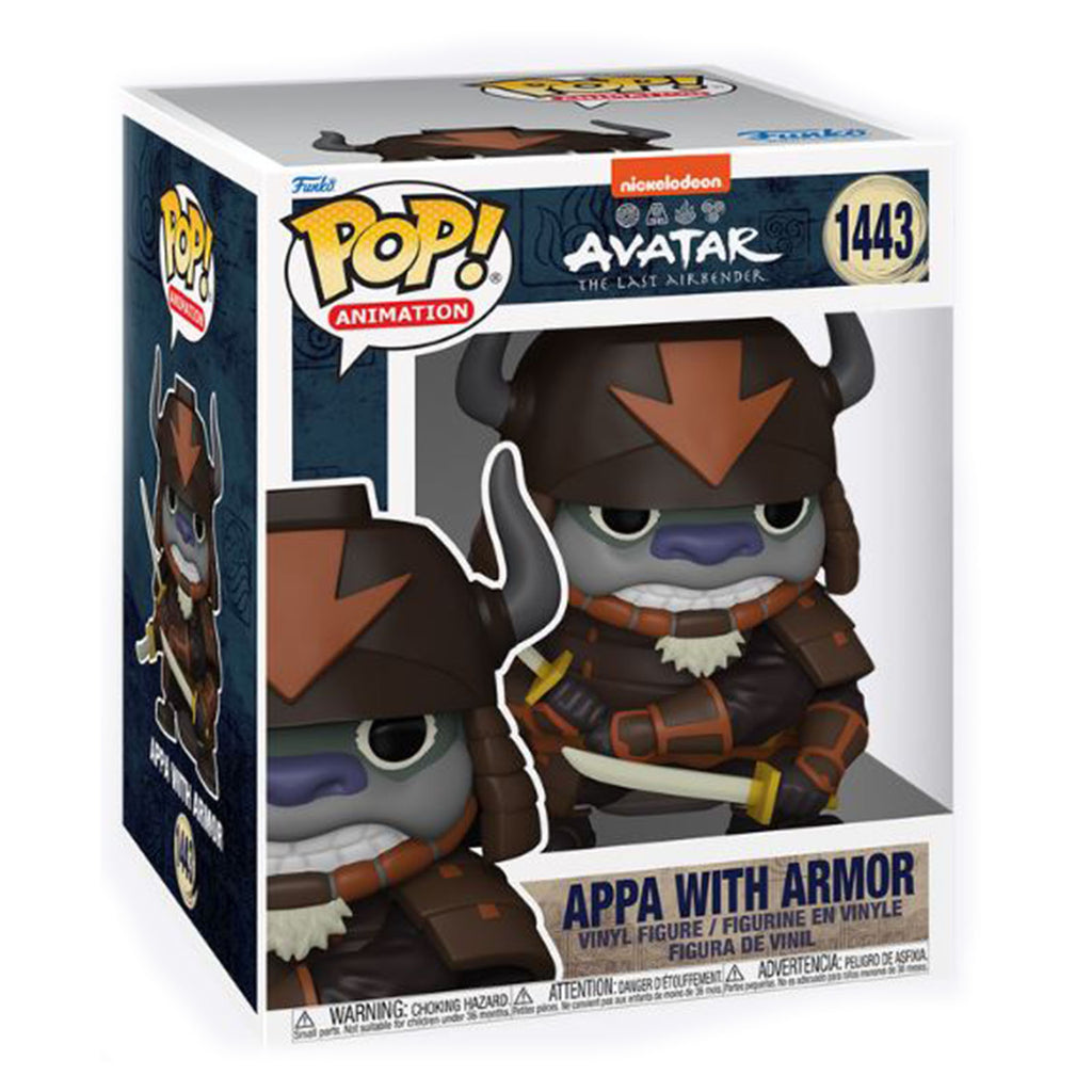Funko Avatar The Last Airbender POP Super Appa With Armor Figure Set