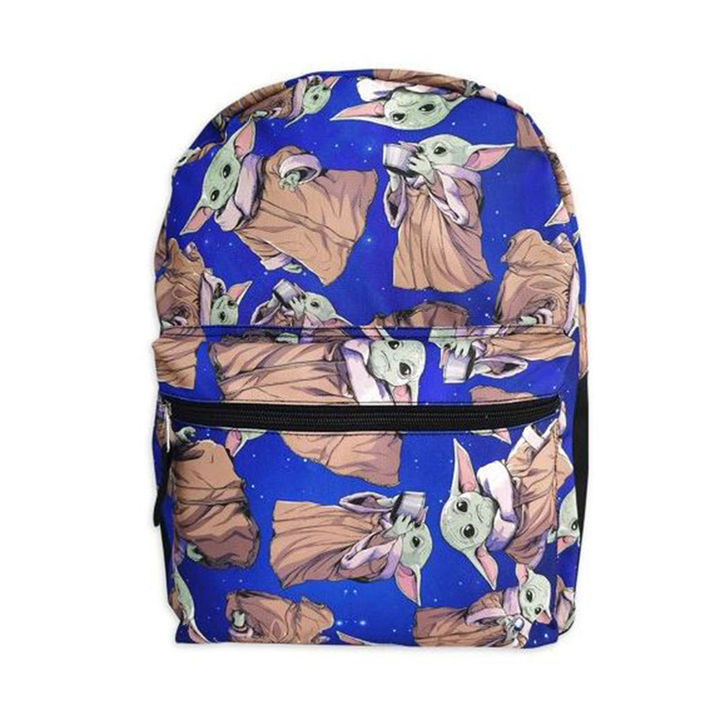 Star Wars Mandalorian The Child AOP 16 Inch Backpack