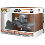 Funko Star Wars POP Rides The Mandalorian In N-1 Starfighter With R5-D4 Figure Set - Radar Toys