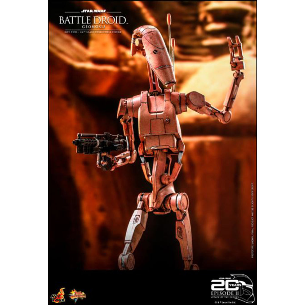 Hot Toys Star Wars Episode II Attack Of The Clones Battle Droid Geonosis Figure