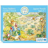 New York Puzzle Peter Rabbit's Garden Snack 500 Piece Jigsaw Puzzle - Radar Toys