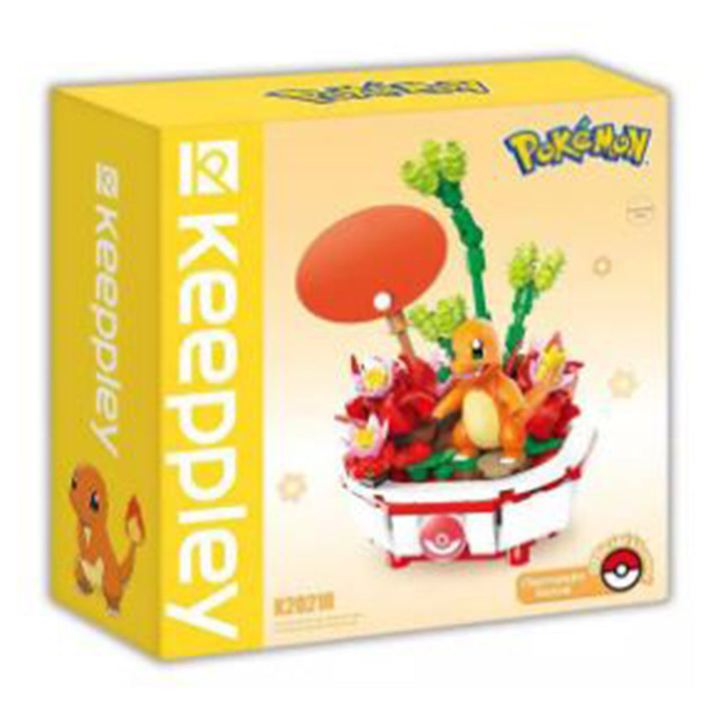 Keeppley Pokemon Qman Bonsai Charmander Building Block Set