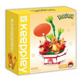 Keeppley Pokemon Qman Bonsai Charmander Building Block Set - Radar Toys