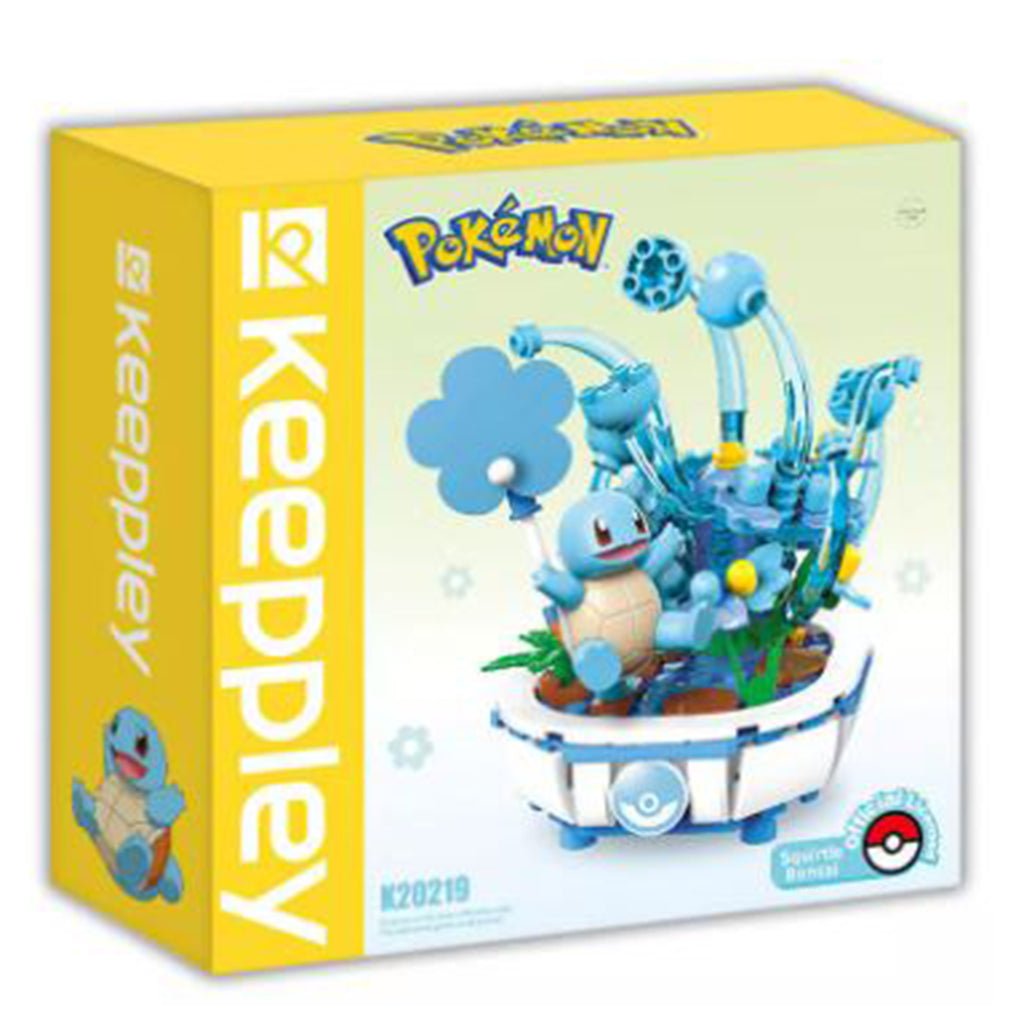 Keepley Pokemon Keeppley Pokemon Qman Bonsai Squirtle Building Block Set| Radar Toys