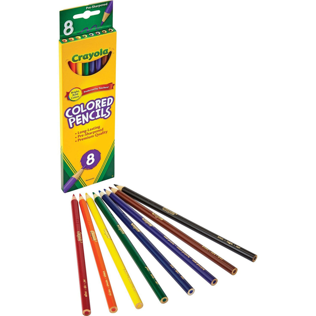 Crayola Colored Pencils 8 Count Set - Radar Toys