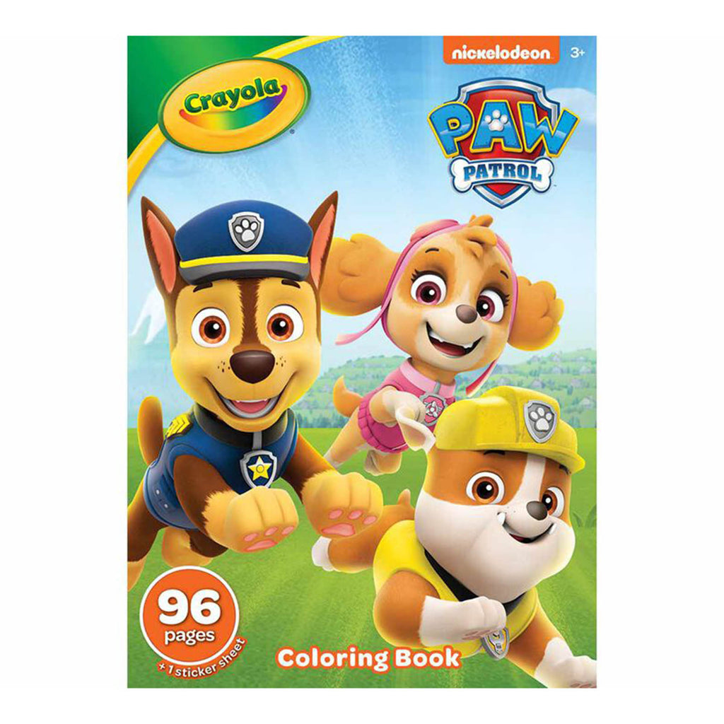 Crayola Paw Patrol 96 Page Coloring Book - Radar Toys