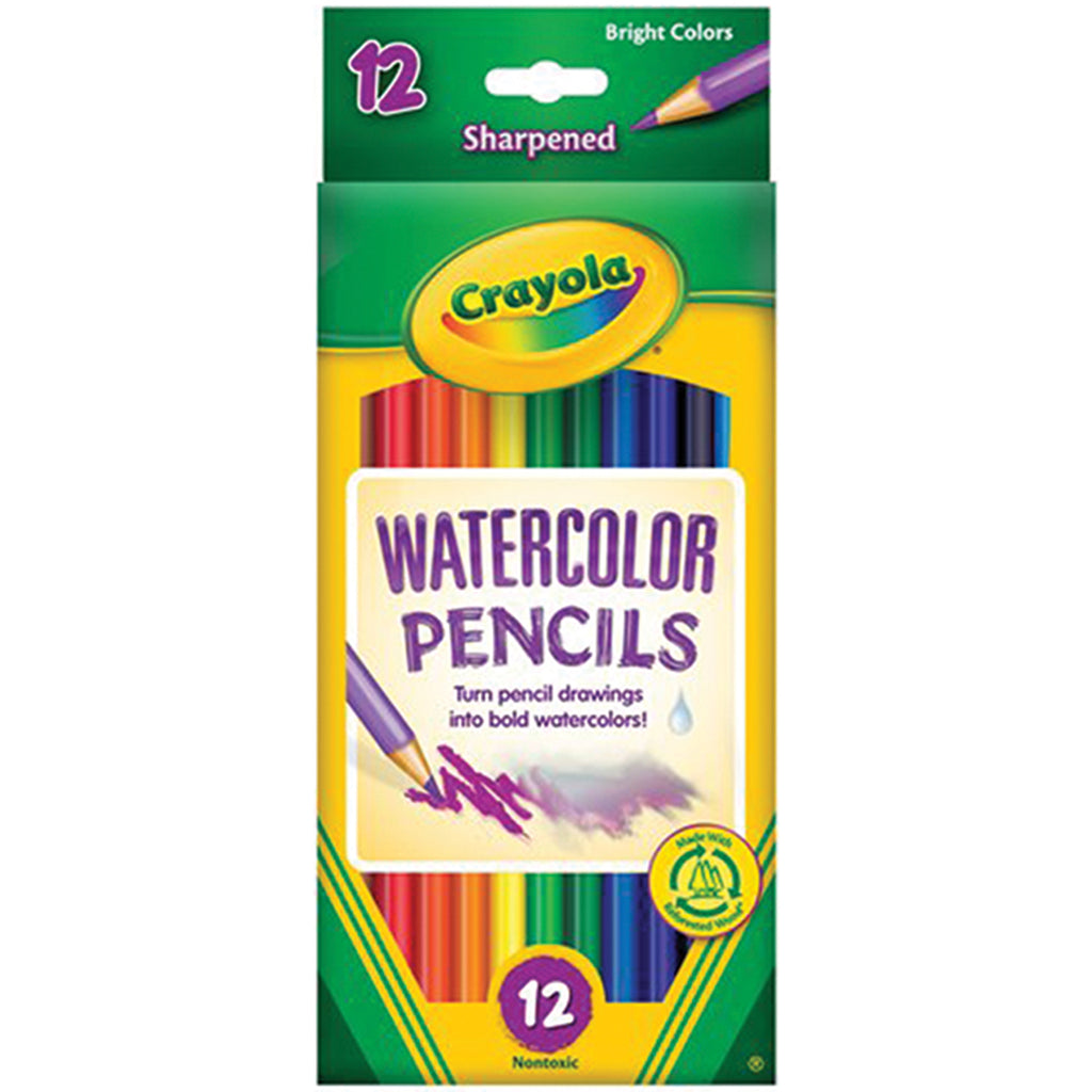 Crayola Watercolored Pencils 12 Count Set - Radar Toys