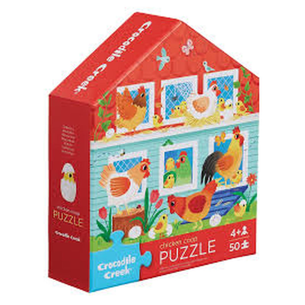 Crocodile Creek Chicken Coop 50 Piece Jigsaw Puzzle - Radar Toys