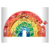 Crocodile Creek Rainbow Animals 100 Piece Shaped Jigsaw Puzzle