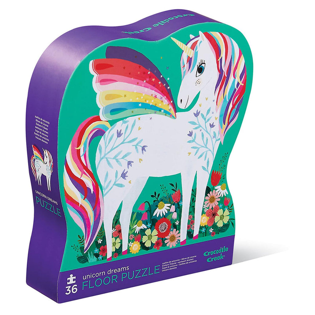 Crocodile Creek Unicorn Dreams 36 Piece Shaped Jigsaw Puzzle