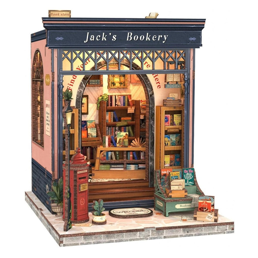 Cutebee City Walk Jack's Bookery DIY Miniature Set - Radar Toys