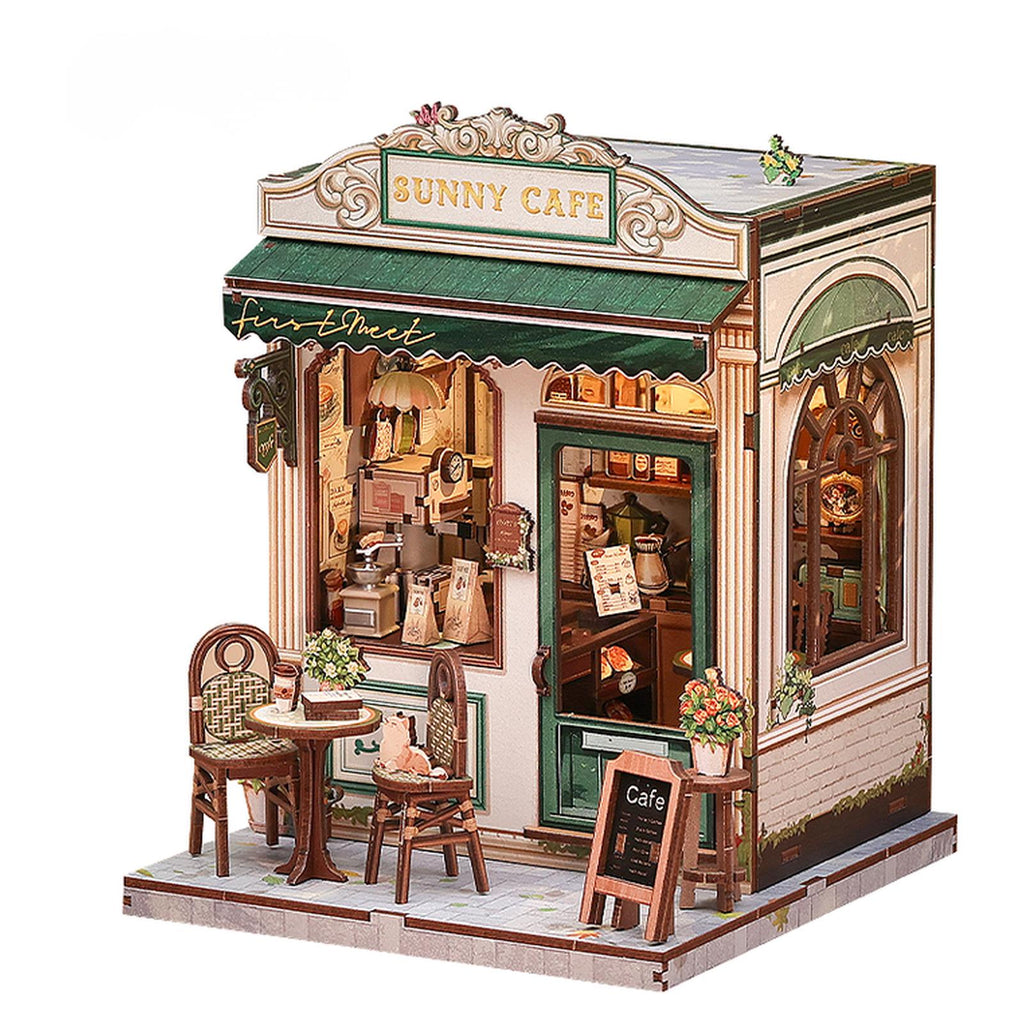 Cutebee City Walk Sunny Cafe DIY Miniature Set - Radar Toys
