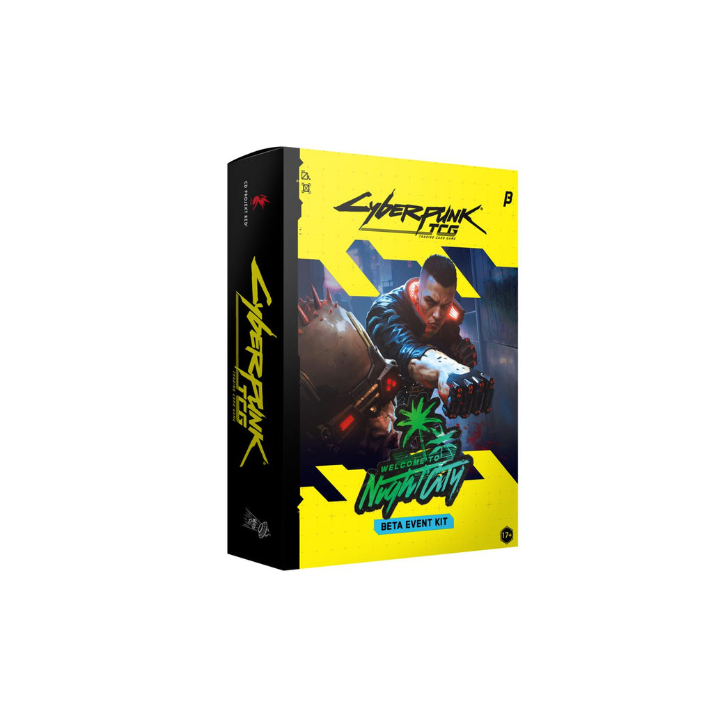 Cyberpunk TCG Welcome To Night City Beta Event Kit Box