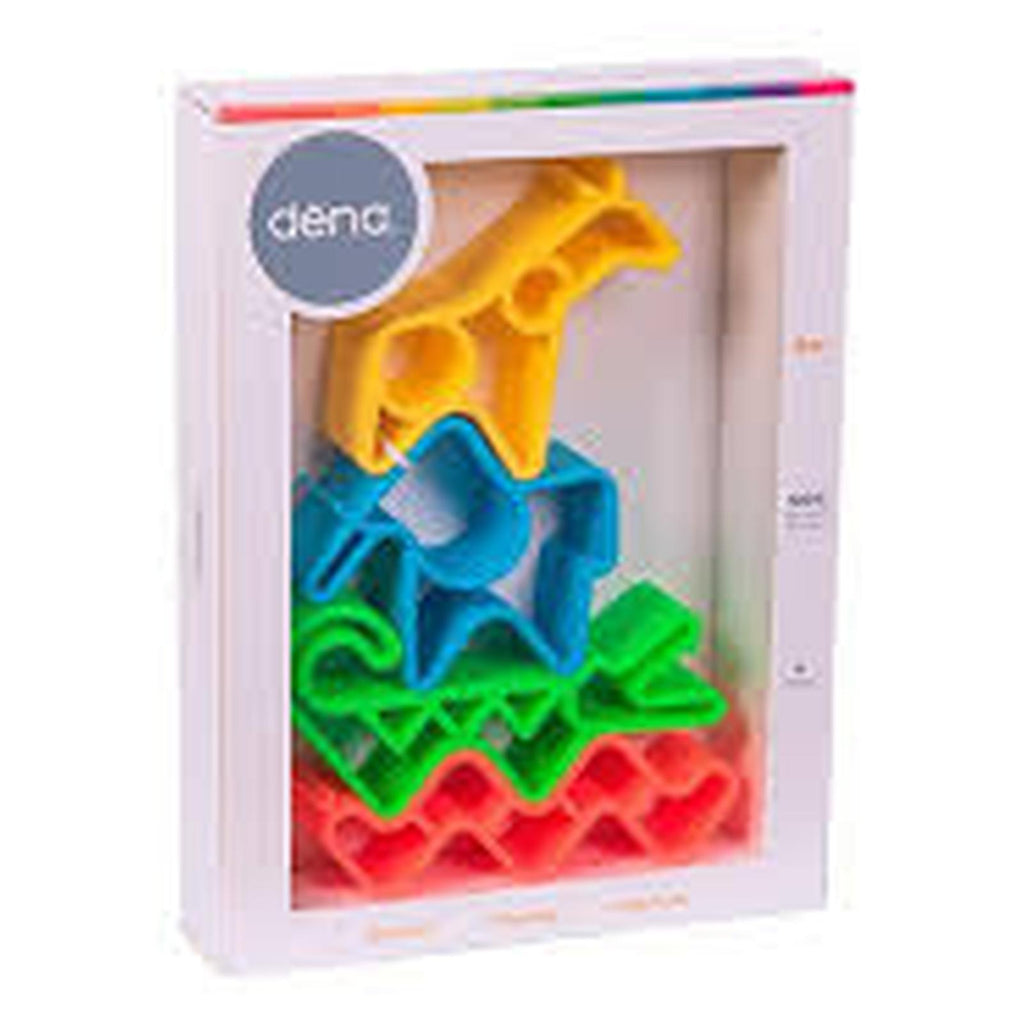 Dena Neon Animals Silicone Teather Stacking Set