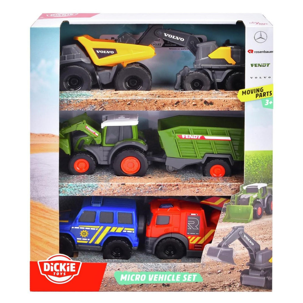 Dickie Toys Micro Vehicle Set