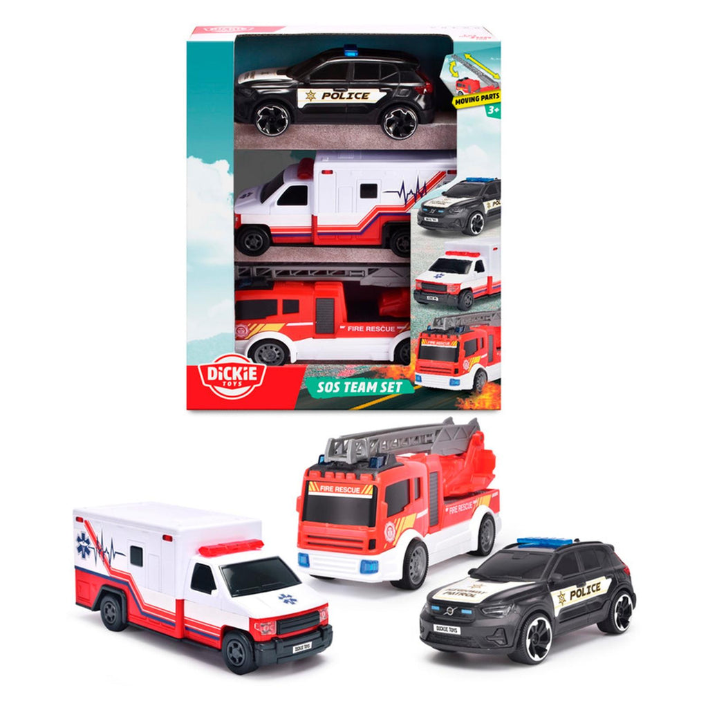 Dickie Toys SOS Team Vehicle Set