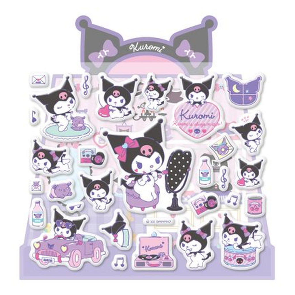 Dotty Dog Sanrio Kuromi Mini Soft Sticker Set