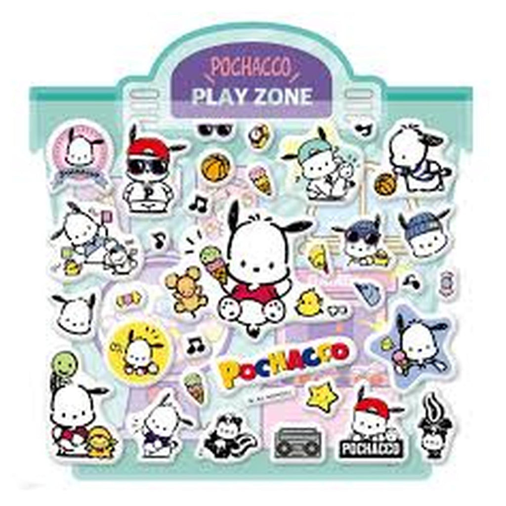 Dotty Dog Sanrio Pochacco Play Zone Sticker Set
