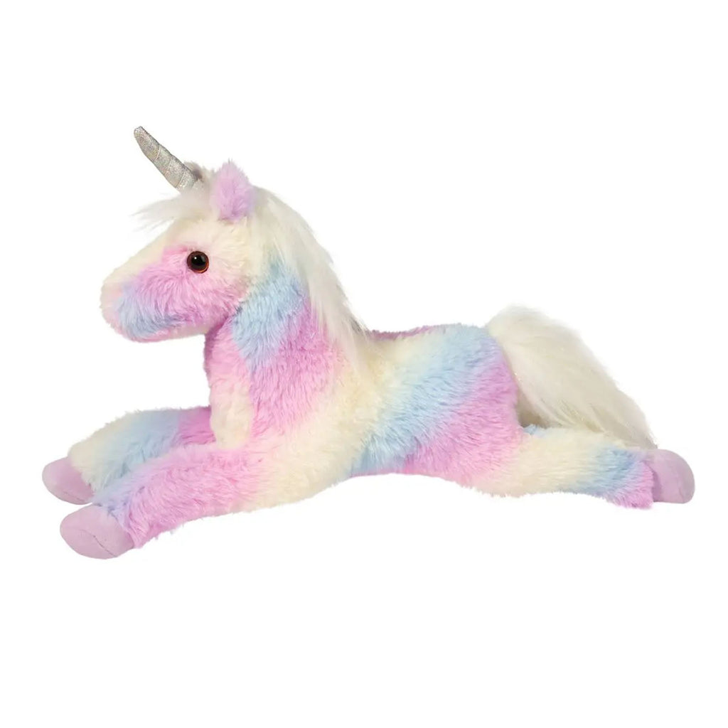 Douglas Anita Rainbow Unicorn 12 Inch Plush Figure - Radar Toys