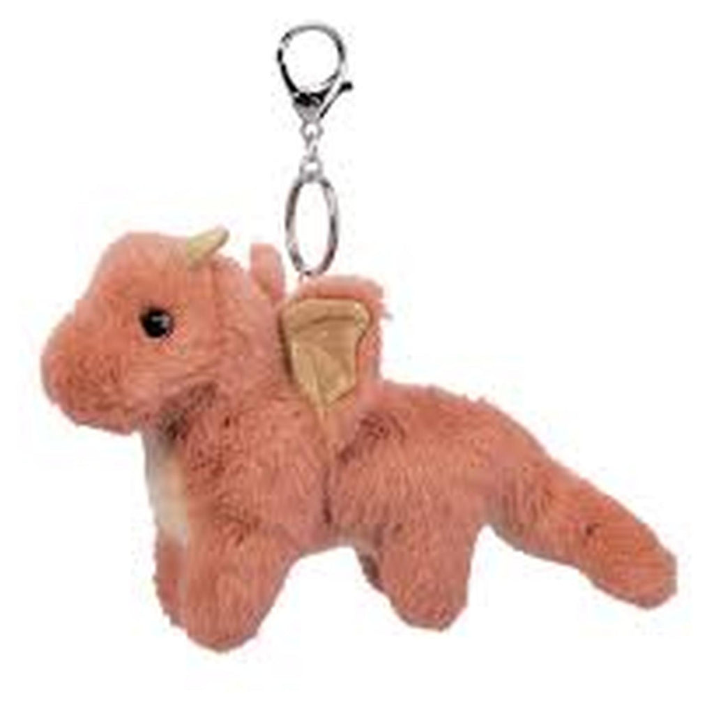 Douglas Rust Dragon 7 Inch Plush Bag Charm