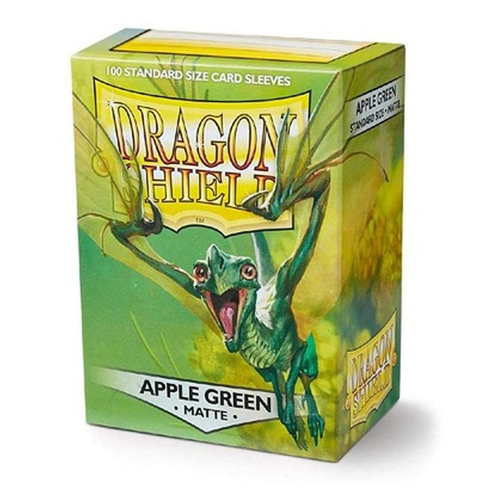 Dragon Shield Apple Green Matte 100 Count Standard Sleeves