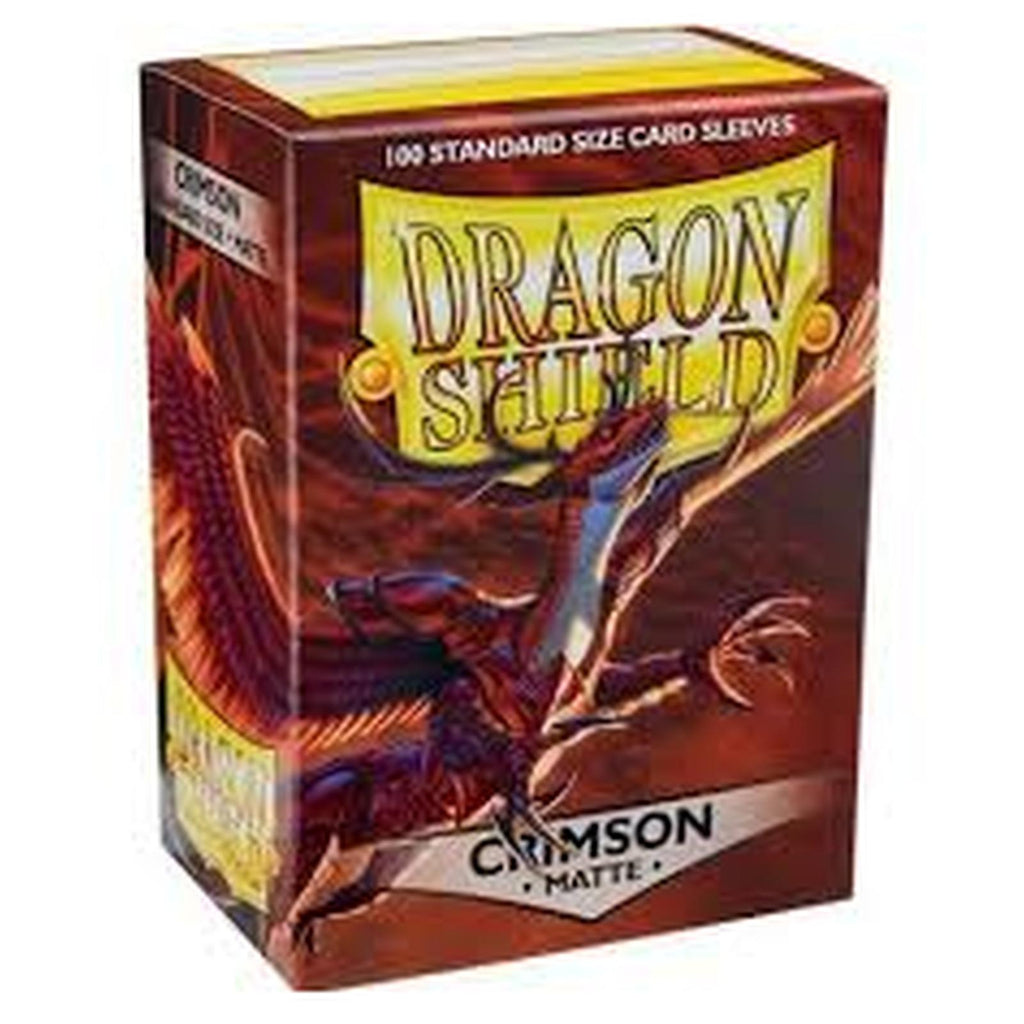 Dragon Shield Crimson Matte 100 Count Standard Sleeves