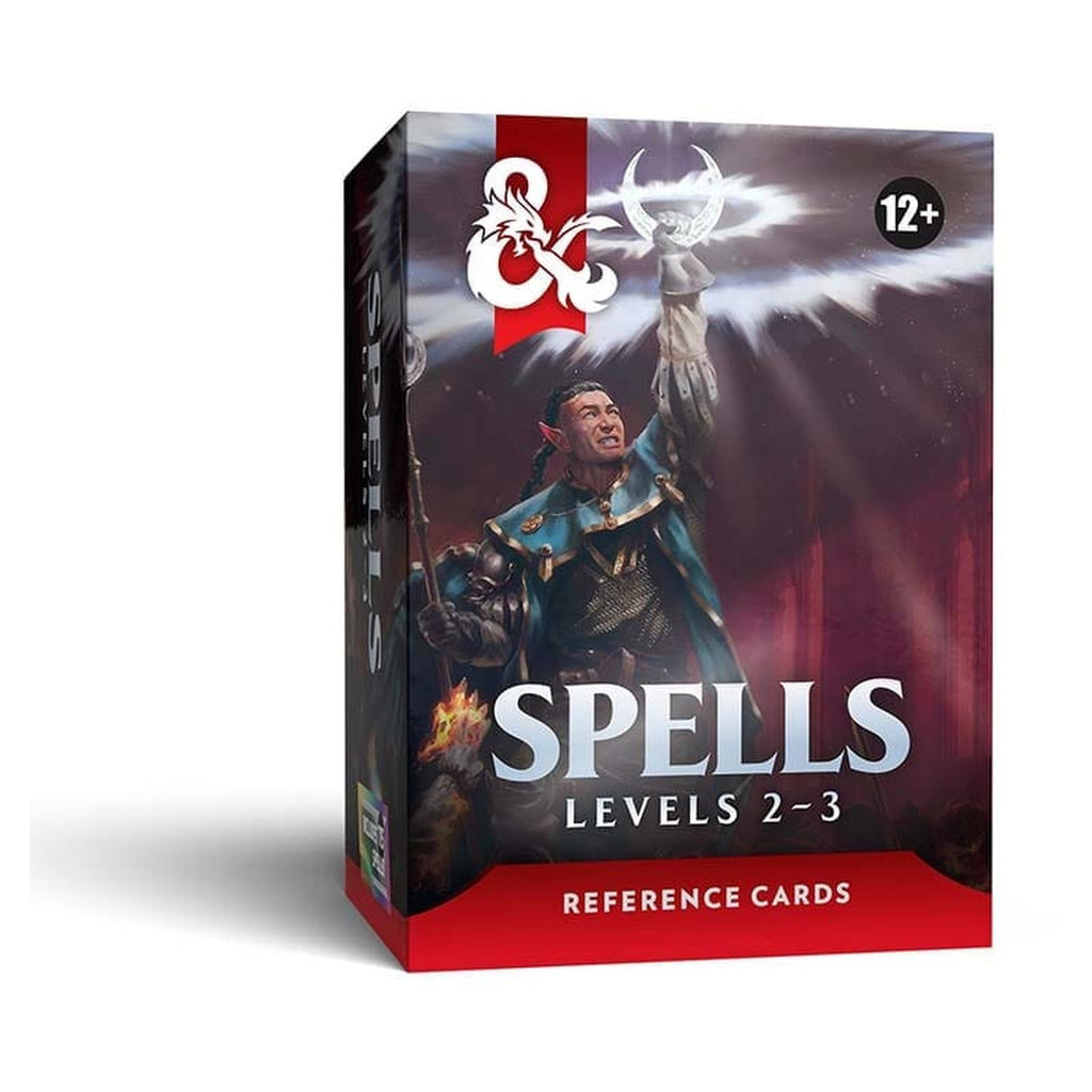 Dungeons And Dragons Levels 2 And 3 Spell Reference Cards