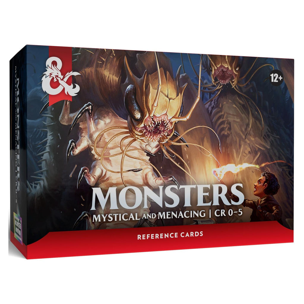 Dungeons And Dragons Monsters Mystical And Menacing CR 0 to 5 Reference Cards
