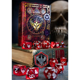 Elder Dice Interstellar Crown Of The Night Mother Mythic 11 Polyhedral Dice With Metal Coin Set - Radar Toys