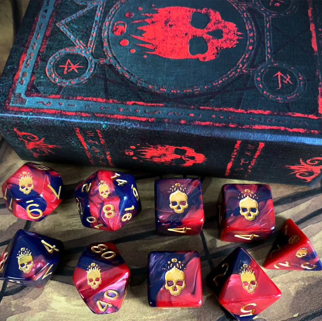 Elder Dice Mark Of The Necronomicon 9 Polyhedral Dice Set