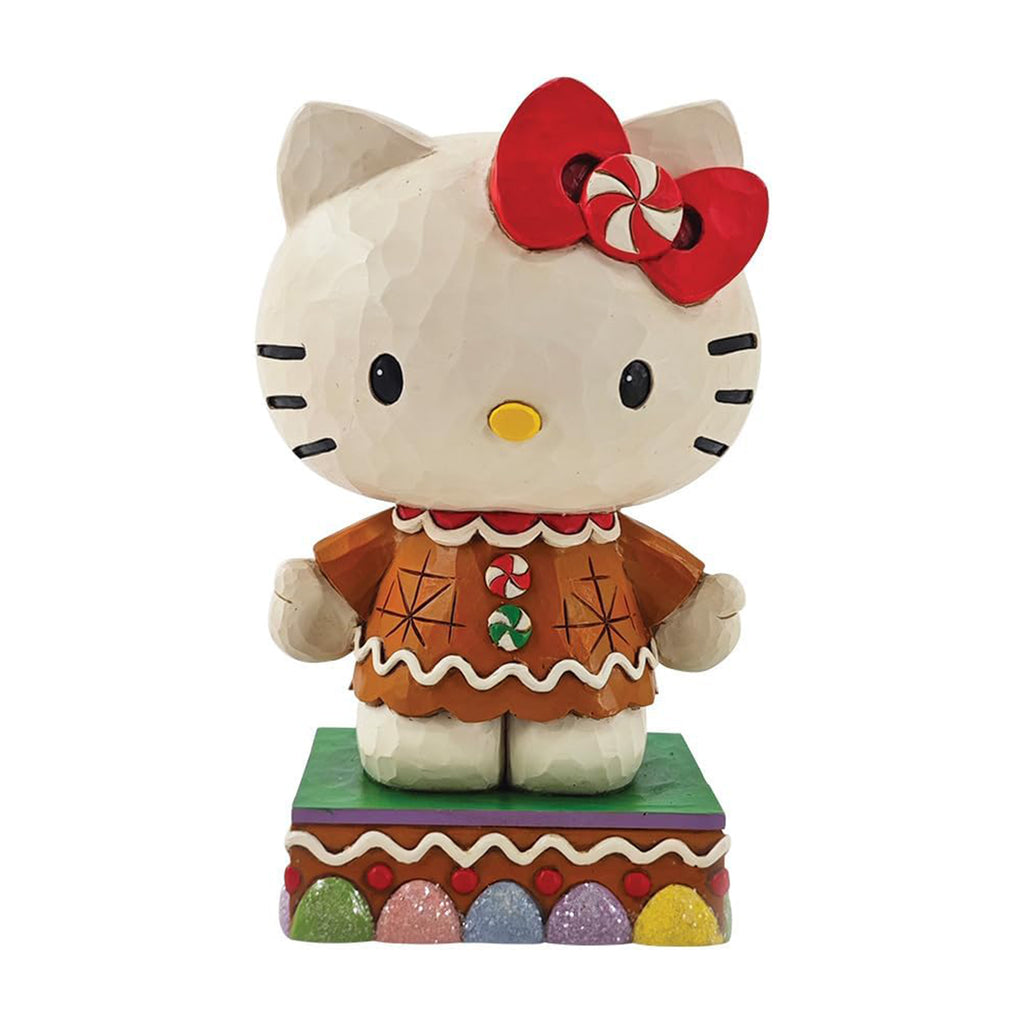 Enesco Jim Shore Hello Kitty And Friends Hello Kitty Gingerbread Christmas Figurine