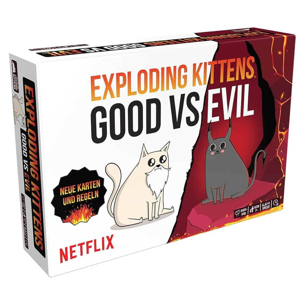 Exploding Kittens Netflix Good VS Evil Card Game