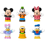 Fisher Price Disney 100 Mickey And Friends Little People Six Figure Set - Radar Toys