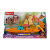 Fisher Price Little People Disney Princess Moana Maui Canoe Set - Radar Toys