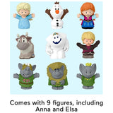 Fisher Price Little People Frozen Carry Along Castle Case Set - Radar Toys