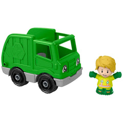Fisher Price Little People Green Recycle Truck With Figure Set - Radar Toys