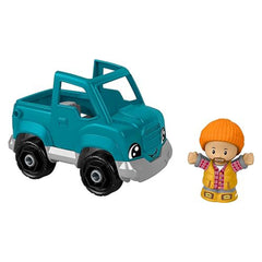 Fisher Price Little People Teal Pickup Truck With Figure Set - Radar Toys