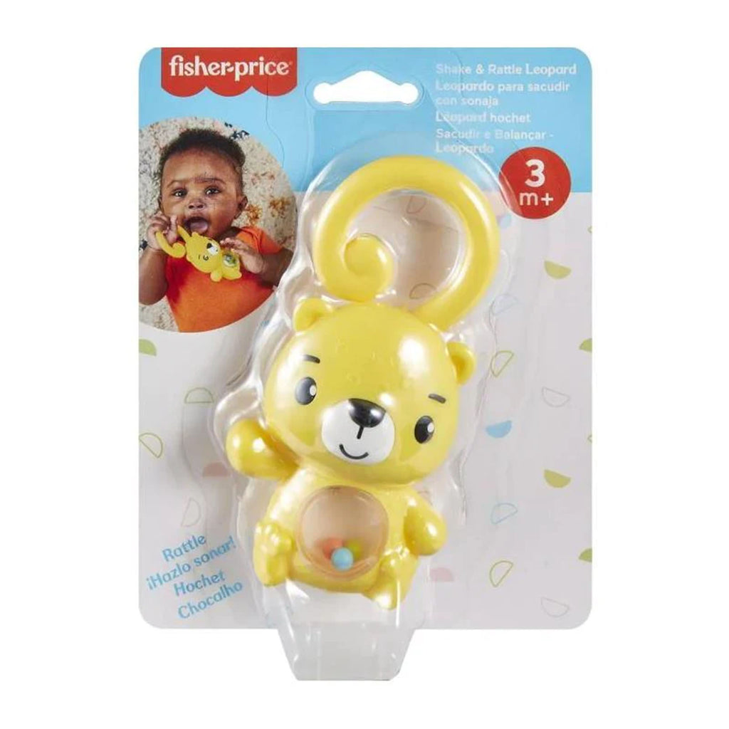 Fisher Price Shake And Rattle Leopard Toy Rattle - Radar Toys