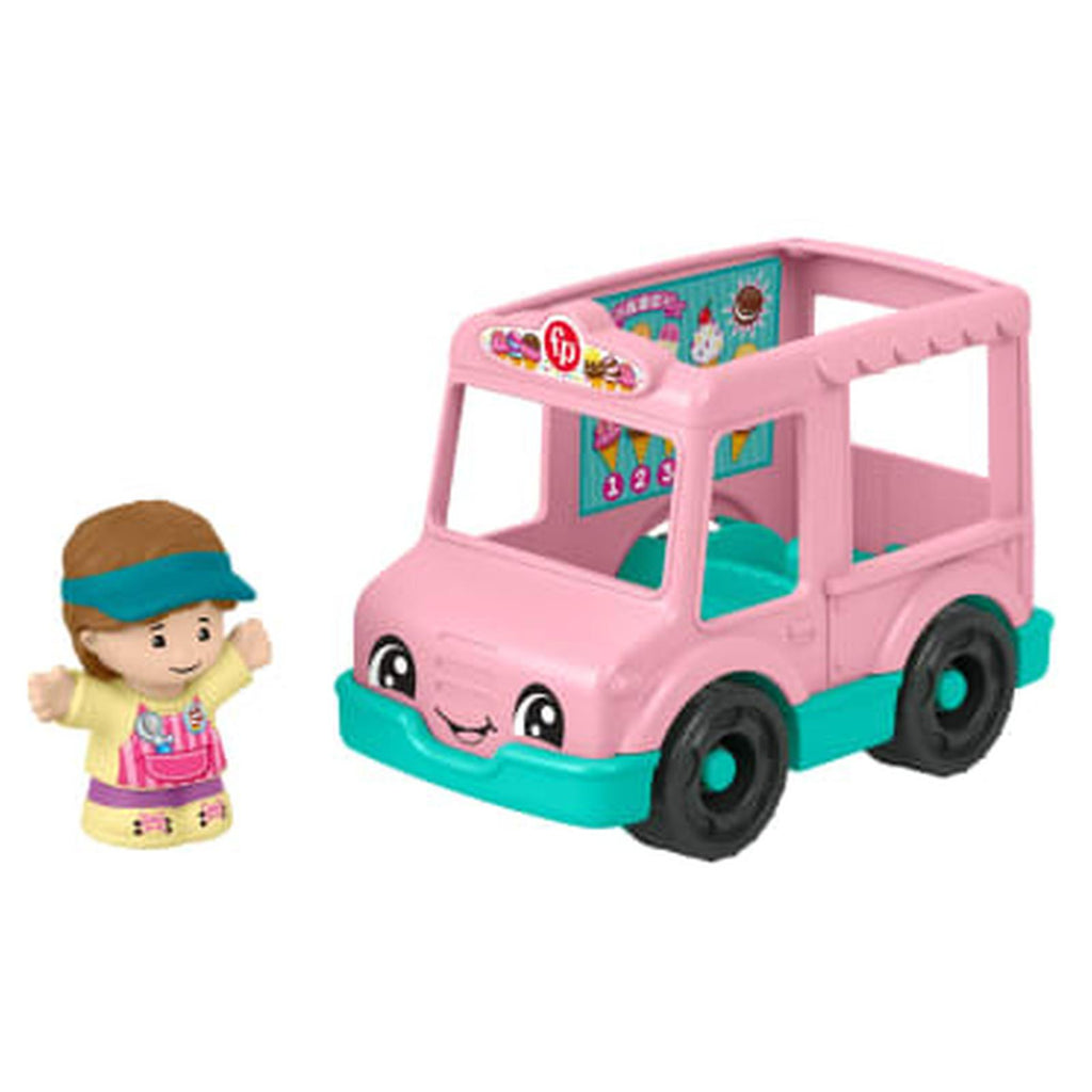 Fisher Price Little People Ice Cream Truck With Figure Set - Radar Toys