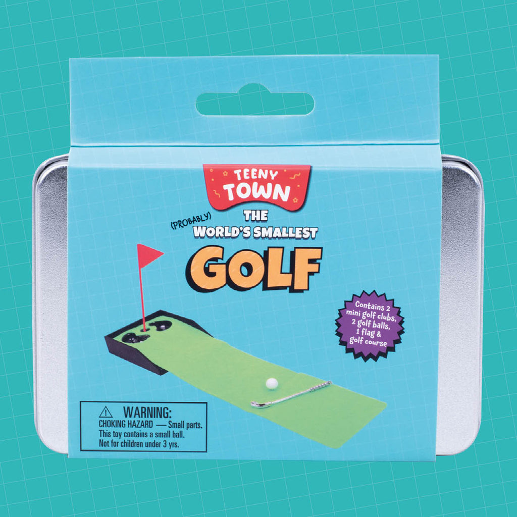Fizz Creations Teeny Town's Smallest Golf Set